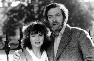 Julie Walters actress film Educating Rita, pictured with Michael Caine. July 1989 Julie Walters actress film Educating Rita, pictured with Michael Caine. July 1989