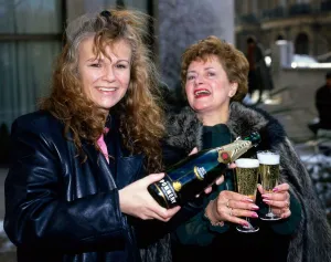 Julie Walters with Cynthia Payne March 1986 Julie Walters with Cynthia Payne March 1986