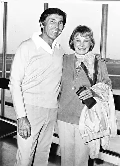 June Allyson actress with her husband David Ashrow At Londons Heathrow June Allyson actress with her husband David Ashrow At Londons Heathrow
