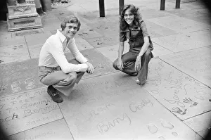 Karen and Richard Carpenter, The Carpenters, pictured in Hollywood, Los Angeles Karen and Richard Carpenter, The Carpenters, pictured in Hollywood, Los Angeles