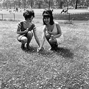 Karin Fernald (left), aged 20, and Pauline Collins, 22, are two of the stars of the new Karin Fernald (left), aged 20, and Pauline Collins, 22, are two of the stars of the new