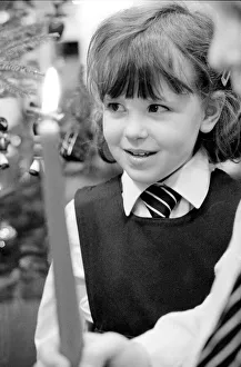 Kate Hurst (5) during a Christmas carol concert at Victoria Park Infant School - Bristol Kate Hurst (5) during a Christmas carol concert at Victoria Park Infant School - Bristol