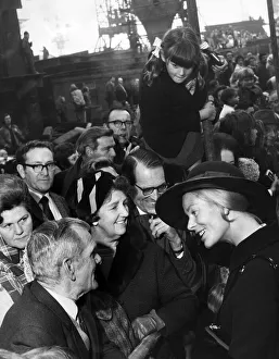 Katharine, Duchess of Kent at launching of Furness Bridge at Swan Hunter, Haverton Hill Katharine, Duchess of Kent at launching of Furness Bridge at Swan Hunter, Haverton Hill