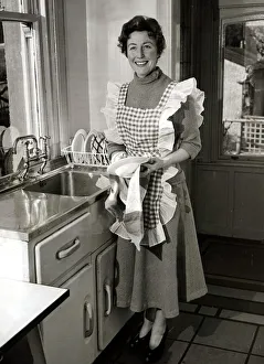 Kathie Kay Singer - 1956 - at home in the kitchen Kathie Kay Singer - 1956 - at home in the kitchen