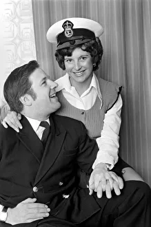 Kathy Houlding with her husband John who is a Chief Petty Officer in the Royal Navy Kathy Houlding with her husband John who is a Chief Petty Officer in the Royal Navy