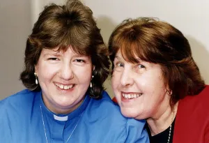 Kathy Staff actress with her curate daughter Susan Kathy Staff actress with her curate daughter Susan