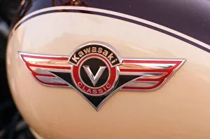Kawasaki V Classic motorbike October 1997 logo Kawasaki V Classic motorbike October 1997 logo
