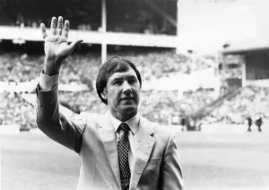 Keith Burkinshaw Manager of Tottenham Hotspur salutes 20 Keith Burkinshaw Manager of Tottenham Hotspur salutes 20