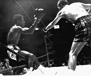 Ken Buchanan Boxer Of Edinburgh Scotland Knocks Ismael Laguna Of Colon Ken Buchanan Boxer Of Edinburgh Scotland Knocks Ismael Laguna Of Colon