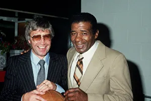 Ken Buchanan & Floyd Patterson boxers October 1986 Ken Buchanan & Floyd Patterson boxers October 1986