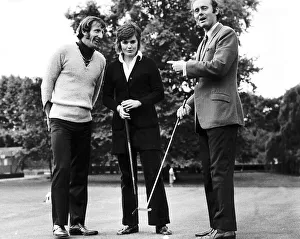 Ken Fletcher, Madelein Pegel and Bob Carmichael - Tennis players - play golf Ken Fletcher, Madelein Pegel and Bob Carmichael - Tennis players - play golf