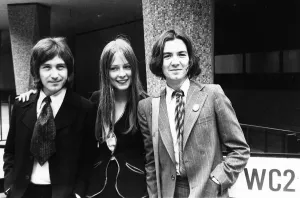 Ken Jones and Ronnie Lane The Small Faces pop group 1969 Ken Jones and Ronnie Lane The Small Faces pop group 1969