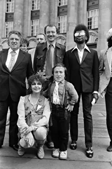 Ken Livingstone, Chairman of the GLC meets some of the stars who will be in the open air Ken Livingstone, Chairman of the GLC meets some of the stars who will be in the open air