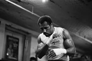Images Dated 26th September 1976: Ken Norton training ahead of his third fight with Muhammad Ali. 26th September 1976