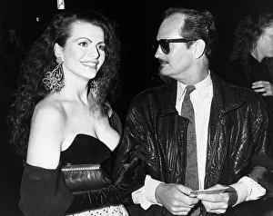 Kenny Everett British dj with Cleo Rocos 1988 Kenny Everett British dj with Cleo Rocos 1988