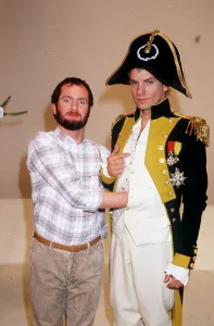 Kenny Everett DJ television presenter and Sting dressed as Napoleon for the Christmas Kenny Everett DJ television presenter and Sting dressed as Napoleon for the Christmas