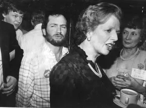 Kenny Everett and Margaret Thatcher at UK Conservative Party Convention Kenny Everett and Margaret Thatcher at UK Conservative Party Convention