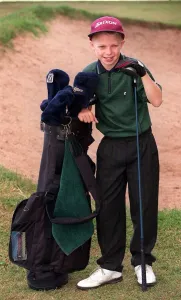 Kevin Barnes new child golf star from Worcester 1998 On the golf course Kevin Barnes new child golf star from Worcester 1998 On the golf course