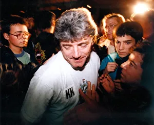 Kevin Keegan in Bilbao for Newcastle's UEFA cup tie October 1994 Kevin Keegan in Bilbao for Newcastle's UEFA cup tie October 1994