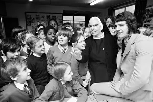 Kevin Keegan, the England and Liverpool football idol, returns to his old school Kevin Keegan, the England and Liverpool football idol, returns to his old school