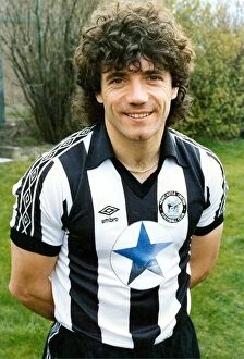 Images Dated 1st January 1983: Kevin Keegan in the Newcastle United strip Football fever hit Tyneside as