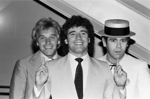 Kevin Keegan pictured with Freddie Starr and Elton John Kevin Keegan pictured with Freddie Starr and Elton John