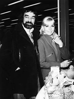 Kim Novak actress and former husband Richard Johnson actor - December 1972 Kim Novak actress and former husband Richard Johnson actor - December 1972