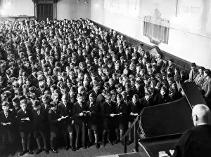 King Edwards School, Five Ways, Birmingham, Friday 28th March 1958. Last Assembly King Edwards School, Five Ways, Birmingham, Friday 28th March 1958. Last Assembly