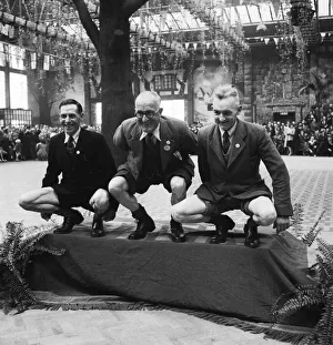 A knobbly knees competition at a Butlins Holiday Camp 1947 A knobbly knees competition at a Butlins Holiday Camp 1947