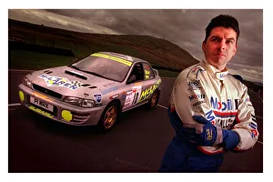Knockhill race course rally driver May 1998 arms folded Knockhill race course rally driver May 1998 arms folded