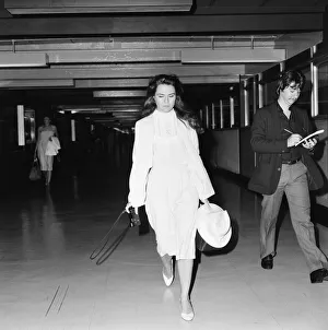 Koo Stark, Actress arriving at London Heathrow Airport, Wednesday 10th August 1983 Koo Stark, Actress arriving at London Heathrow Airport, Wednesday 10th August 1983