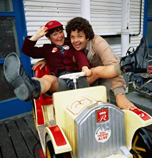 The Krankies on toy Rolls Royce February 1994 The Krankies on toy Rolls Royce February 1994