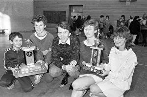 Krypton Factor host Gordon Burns presents Kirklessa Junior Badminton Open tournament at Krypton Factor host Gordon Burns presents Kirklessa Junior Badminton Open tournament at