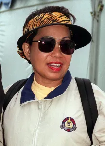 Kultida Woods mother of golfer Tiger Woods July 1997 on the eve of the Open Golf Kultida Woods mother of golfer Tiger Woods July 1997 on the eve of the Open Golf