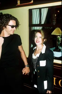 Kylie Minogue Pop Singer/ Actress with Michael Hutchence Dbase MSI A©Mirrorpix Kylie Minogue Pop Singer/ Actress with Michael Hutchence Dbase MSI A©Mirrorpix