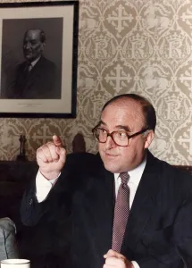 Labour Leader John Smith seen here in his office at the Palace of Westminster Labour Leader John Smith seen here in his office at the Palace of Westminster