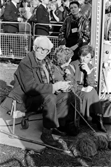 Labour leader Michael Foot at a Campaign for Nuclear Disarmament Rally in London Labour leader Michael Foot at a Campaign for Nuclear Disarmament Rally in London