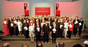 The Labour Party European Election Manifesto May1999. Tony Blair stood with 80 The Labour Party European Election Manifesto May1999. Tony Blair stood with 80
