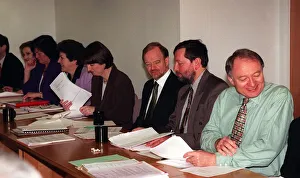 Labour Party NEC Millbank Tower R/L Ken Livingstone David Blunkett and Robin Cook Labour Party NEC Millbank Tower R/L Ken Livingstone David Blunkett and Robin Cook