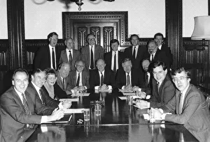 Labour Party Shadow Cabinet 1988 Back row L_R Michael Meacher, David Clark Labour Party Shadow Cabinet 1988 Back row L_R Michael Meacher, David Clark