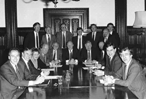 Labour Party Shadow Cabinet 1988 Back row L_R Michael Meacher, David Clark Labour Party Shadow Cabinet 1988 Back row L_R Michael Meacher, David Clark