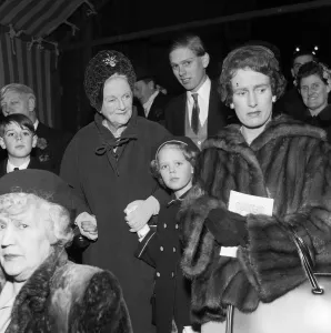 Lady Churchill and Emma Soames at the wedding of Richard Rhys and Lucy Rothenstein. 1959 Lady Churchill and Emma Soames at the wedding of Richard Rhys and Lucy Rothenstein. 1959