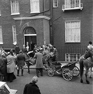 Lady Churchill pictured on Sir Winston Churchill's 88th birthday. November 1962 Lady Churchill pictured on Sir Winston Churchill's 88th birthday. November 1962