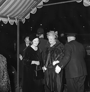 Lady Churchill pictured at the wedding of of granddaughter Edwina Sandys to Piers Dixon Lady Churchill pictured at the wedding of of granddaughter Edwina Sandys to Piers Dixon