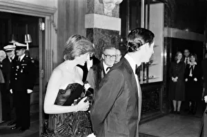 Lady Diana Spencer attended her first public engagement tonight Lady Diana Spencer attended her first public engagement tonight