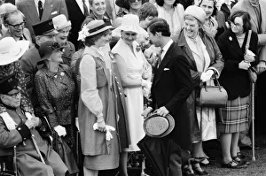Lady Diana Spencer attends her first ever Garden Party at Buckingham Palace Lady Diana Spencer attends her first ever Garden Party at Buckingham Palace