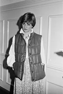 Images Dated 21st September 1980: Lady Diana Spencer, pictured at her London flat in September 1980