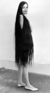 Lady Godiva Antonia McIvin-Evans. Model has hair down to her knees Lady Godiva Antonia McIvin-Evans. Model has hair down to her knees