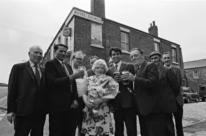 Landlady retires, Royal George, Thornaby. 1972 Landlady retires, Royal George, Thornaby. 1972