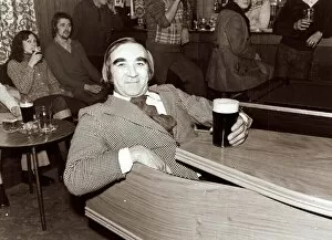 Images Dated 9th January 1979: Landlord of the Smelters Arms pub at Castleside in County Durham Colin Heslop enjoys a